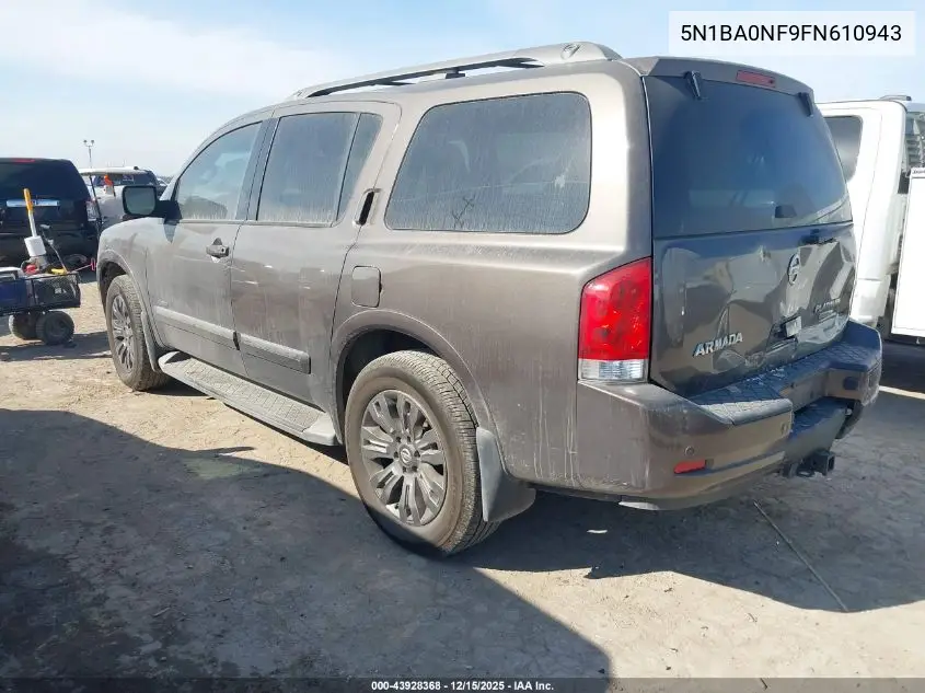5N1BA0NF9FN610943 2015 Nissan Armada Platinum