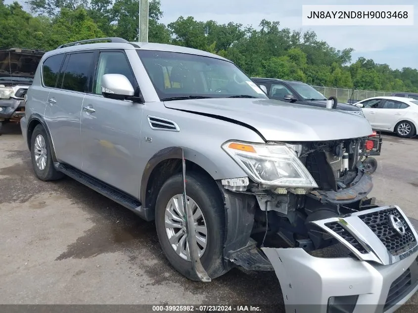 JN8AY2ND8H9003468 2017 Nissan Armada Sv