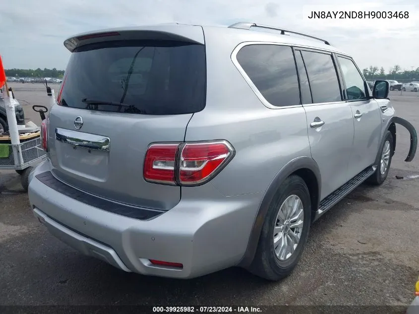 JN8AY2ND8H9003468 2017 Nissan Armada Sv