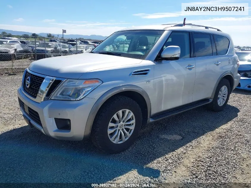 JN8AY2NC3H9507241 2017 Nissan Armada Sv