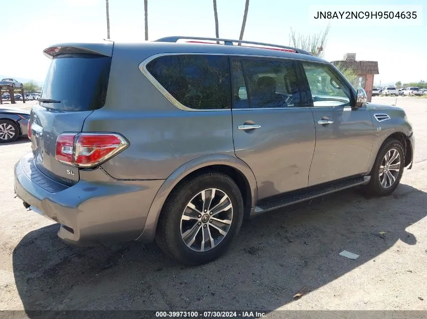 JN8AY2NC9H9504635 2017 Nissan Armada Sl