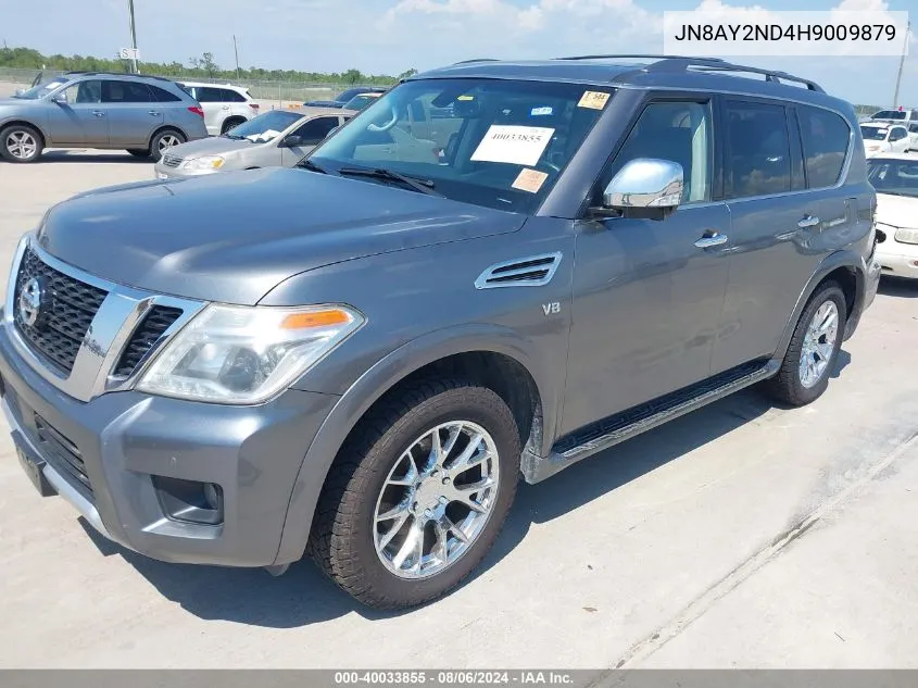 JN8AY2ND4H9009879 2017 Nissan Armada Platinum