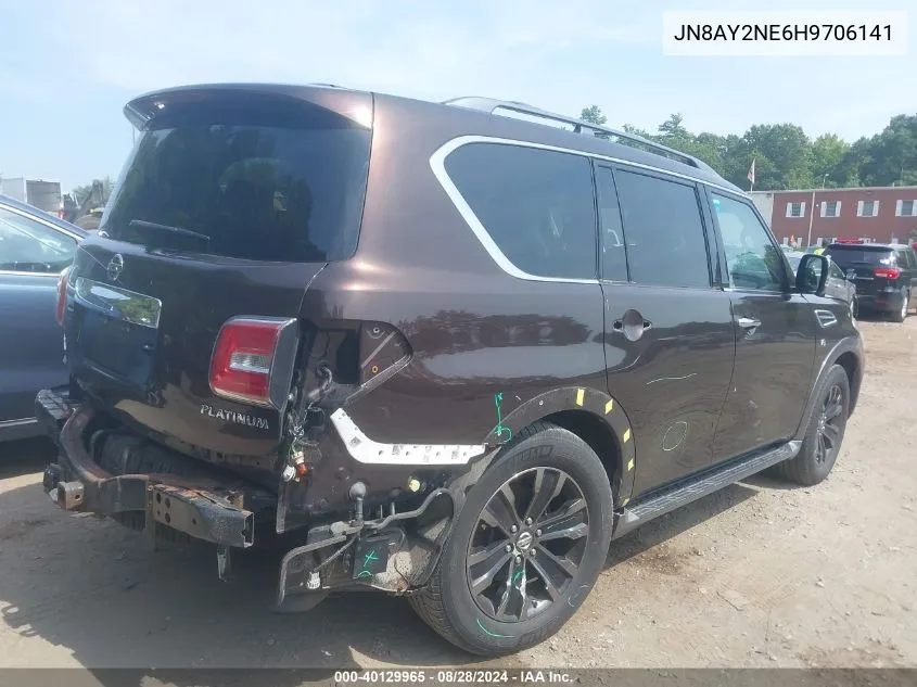 JN8AY2NE6H9706141 2017 Nissan Armada Platinum