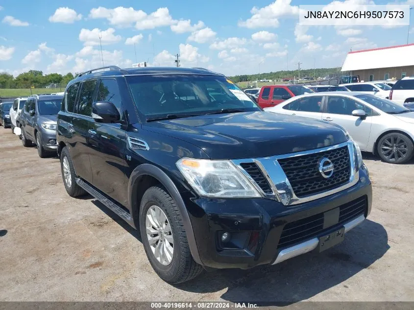 2017 Nissan Armada Sv VIN: JN8AY2NC6H9507573 Lot: 40196614