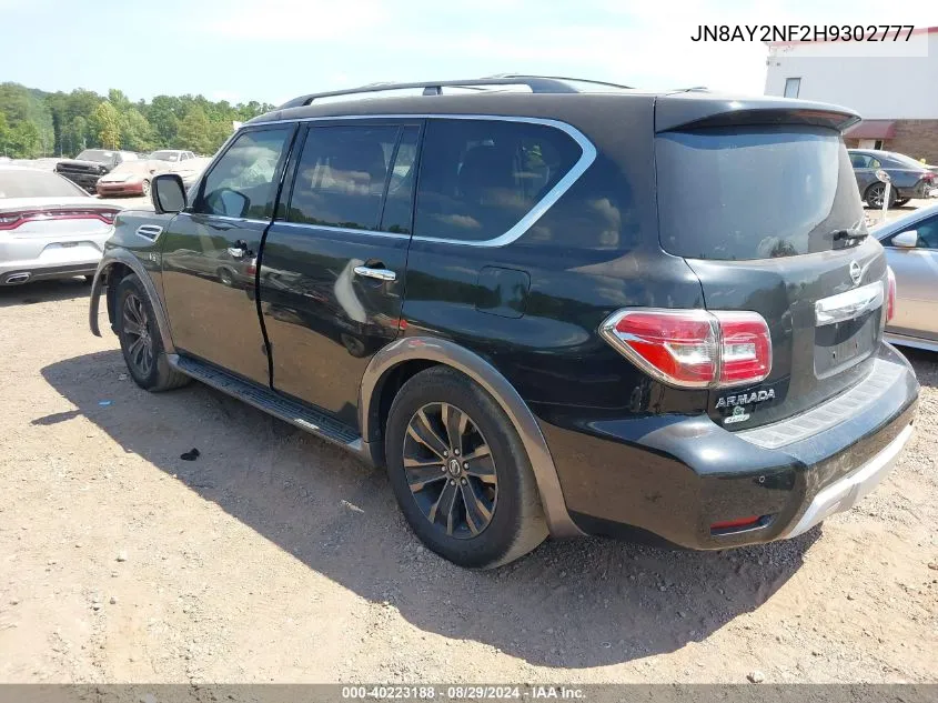 JN8AY2NF2H9302777 2017 Nissan Armada Platinum