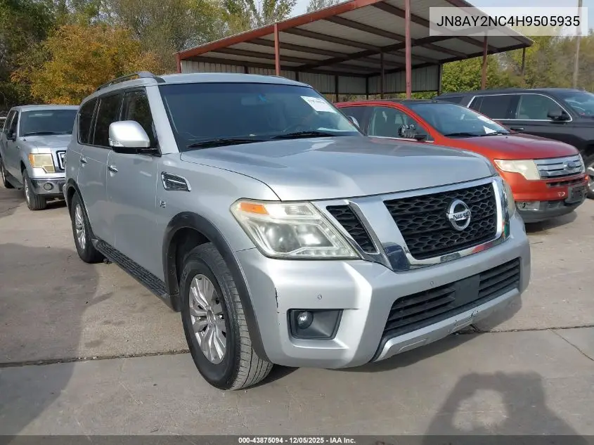 JN8AY2NC4H9505935 2017 Nissan Armada Sv
