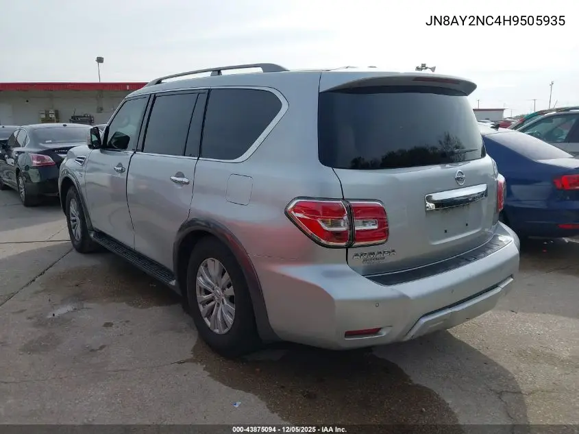 JN8AY2NC4H9505935 2017 Nissan Armada Sv