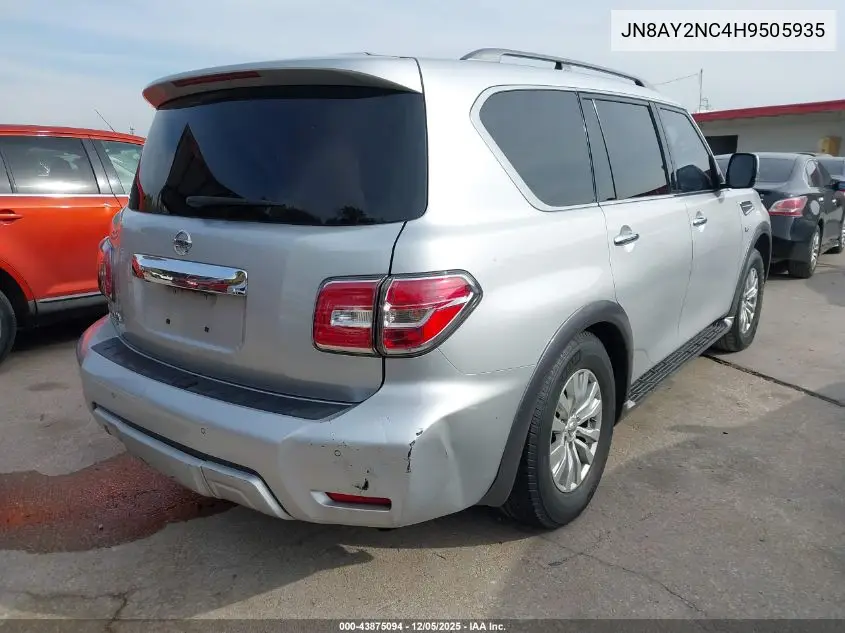 JN8AY2NC4H9505935 2017 Nissan Armada Sv