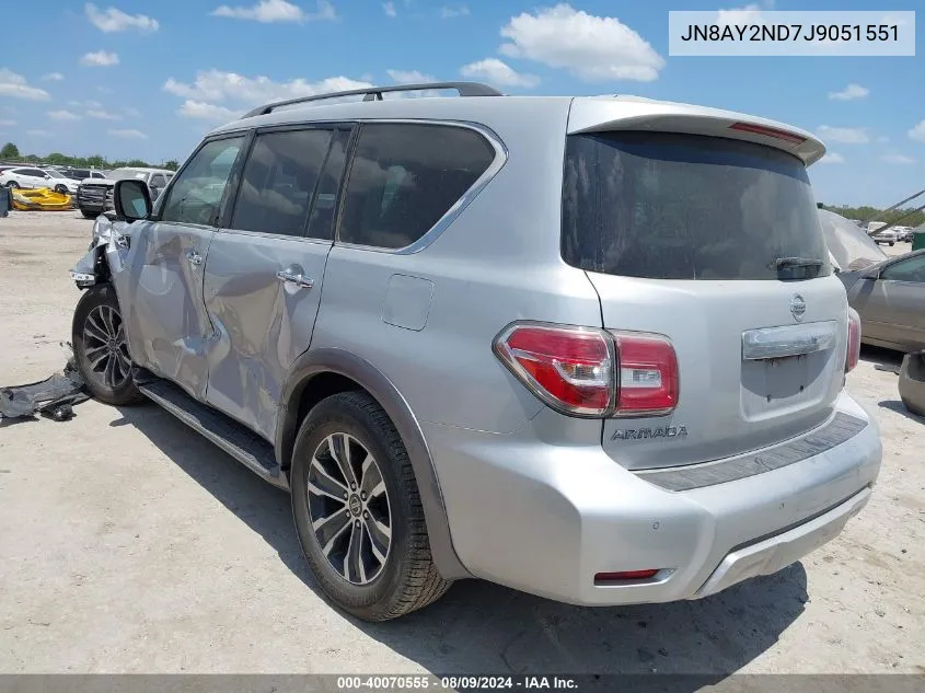 JN8AY2ND7J9051551 2018 Nissan Armada Sl