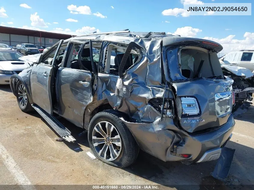 2018 Nissan Armada Sl VIN: JN8AY2ND2J9054650 Lot: 40151660