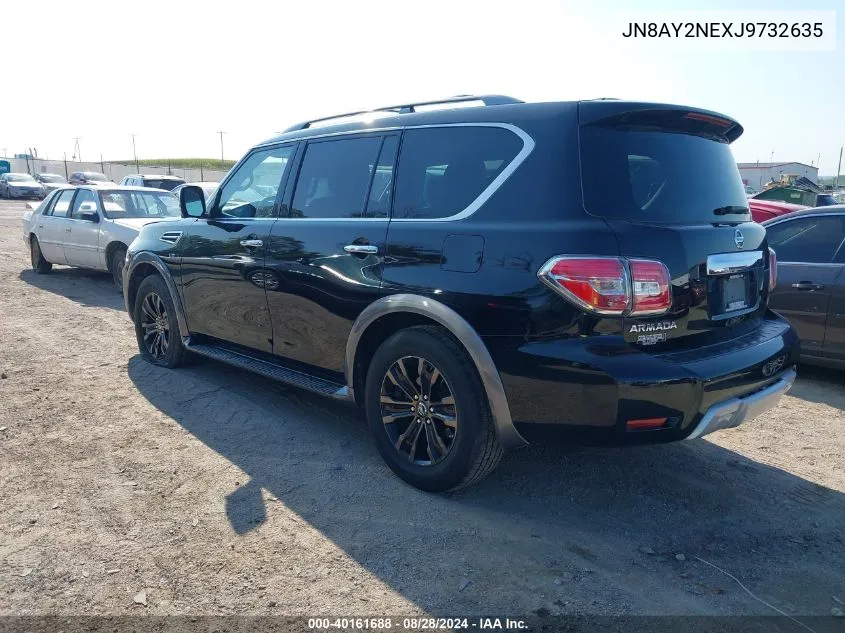 JN8AY2NEXJ9732635 2018 Nissan Armada Platinum