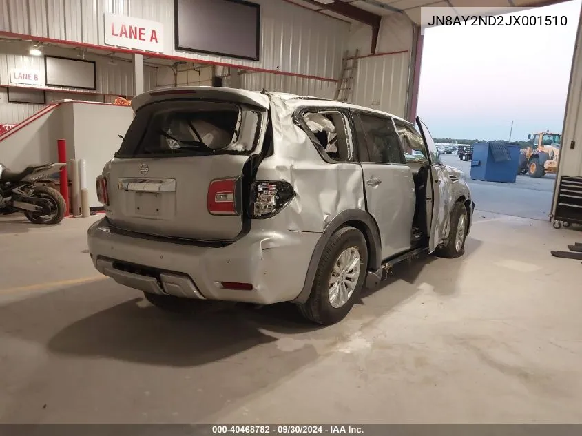 JN8AY2ND2JX001510 2018 Nissan Armada Sv