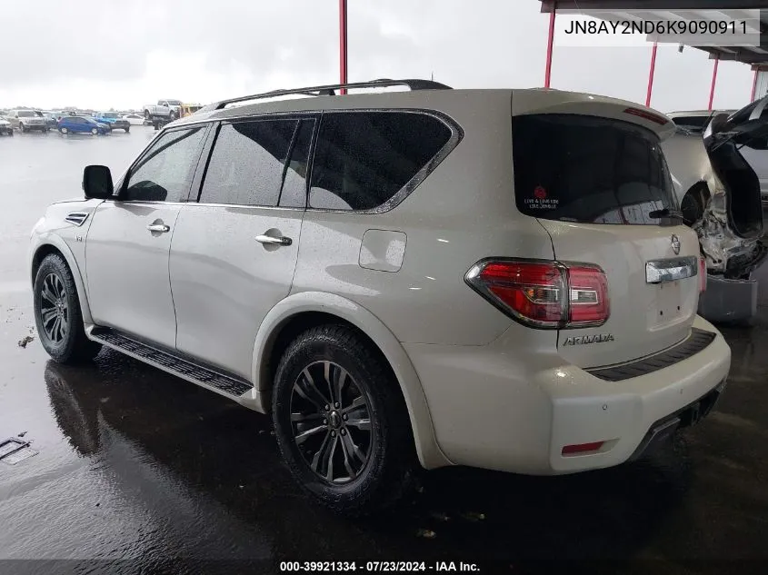 JN8AY2ND6K9090911 2019 Nissan Armada Platinum