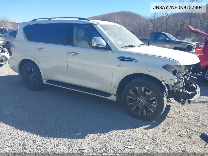 JN8AY2NE0K9757304 2019 Nissan Armada Platinum