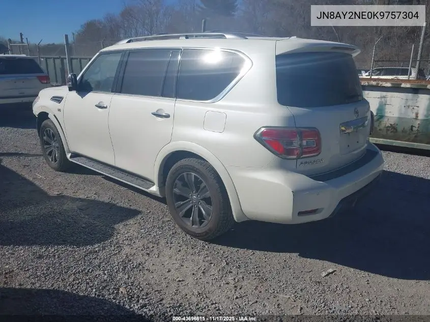 JN8AY2NE0K9757304 2019 Nissan Armada Platinum