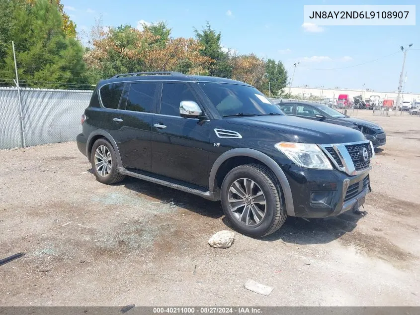 JN8AY2ND6L9108907 2020 Nissan Armada Sl 2Wd