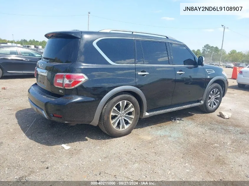 JN8AY2ND6L9108907 2020 Nissan Armada Sl 2Wd