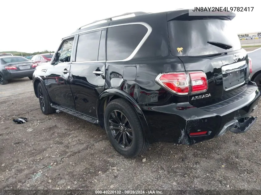 JN8AY2NE4L9782417 2020 Nissan Armada Platinum 4Wd