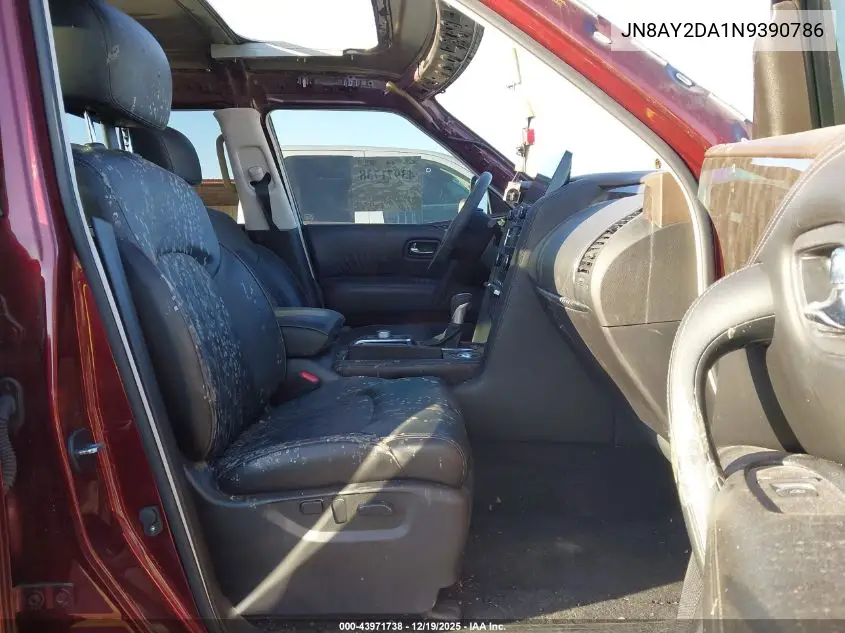 JN8AY2DA1N9390786 2022 Nissan Armada Platinum 2Wd