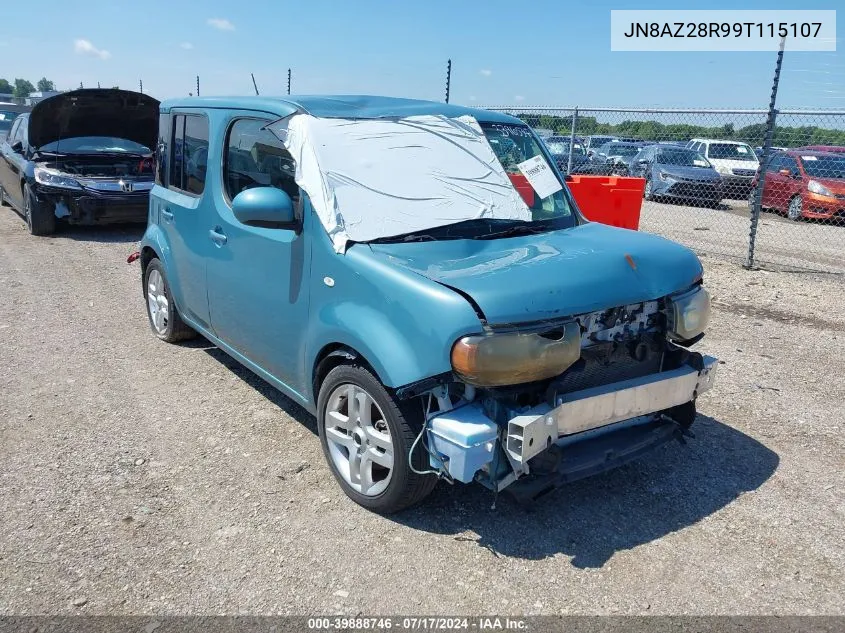 JN8AZ28R99T115107 2009 Nissan Cube 1.8Sl