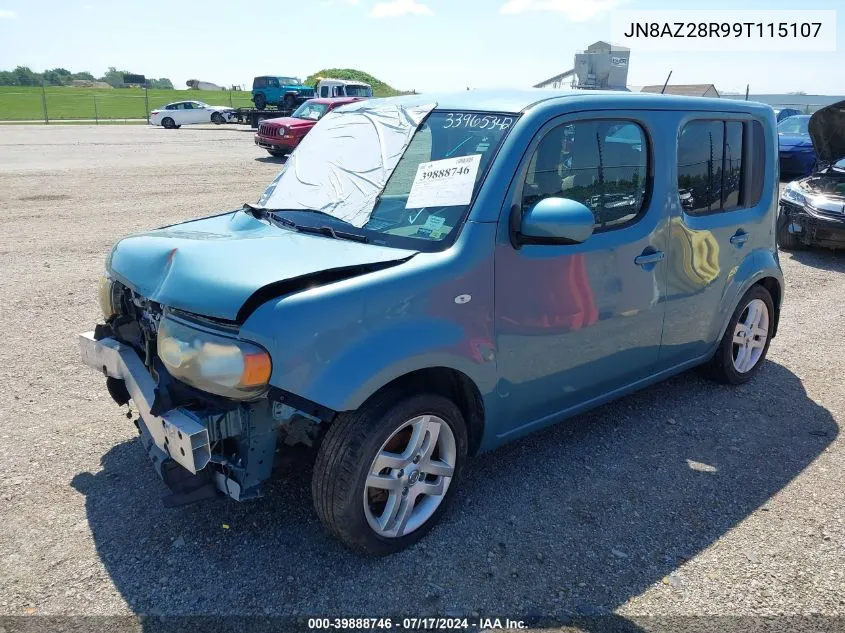 JN8AZ28R99T115107 2009 Nissan Cube 1.8Sl