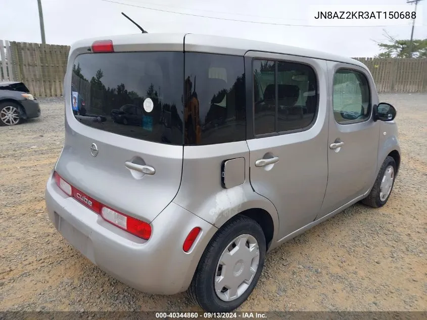 JN8AZ2KR3AT150688 2010 Nissan Cube 1.8S