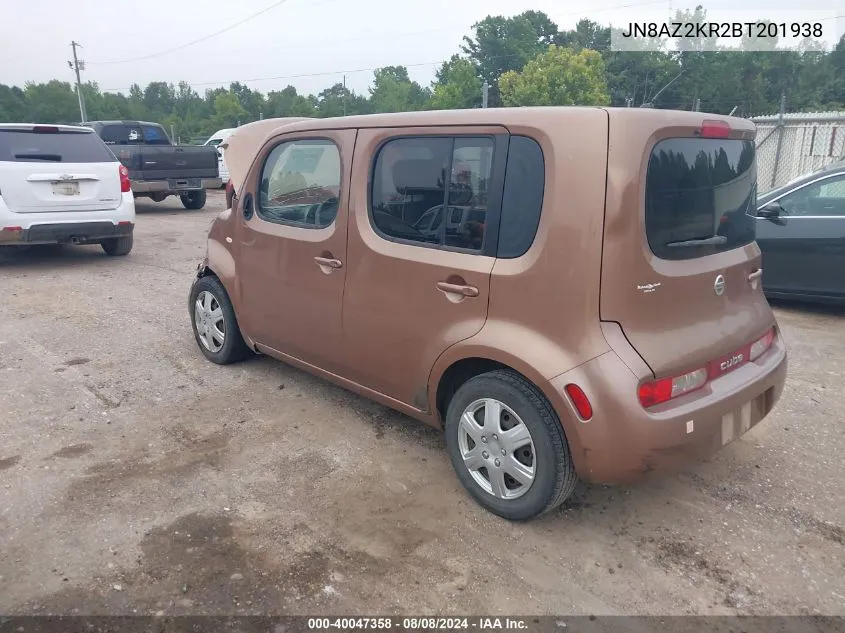 JN8AZ2KR2BT201938 2011 Nissan Cube 1.8S