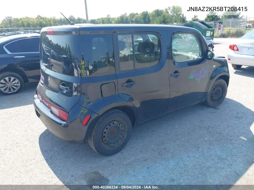 JN8AZ2KR5BT208415 2011 Nissan Cube 1.8S