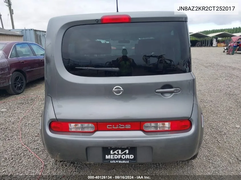 JN8AZ2KR2CT252017 2012 Nissan Cube 1.8 S