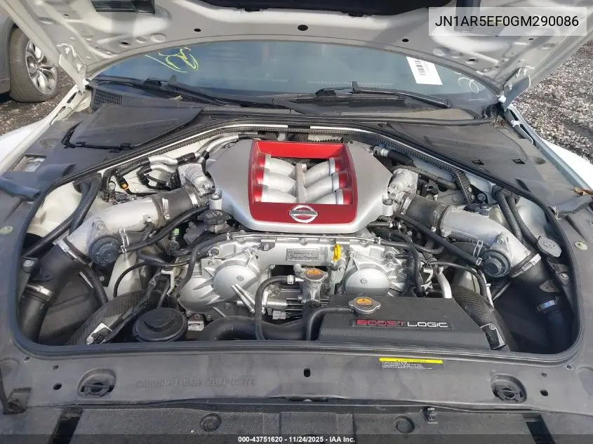 JN1AR5EF0GM290086 2016 Nissan Gt-R Black Edition