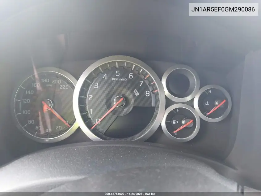 JN1AR5EF0GM290086 2016 Nissan Gt-R Black Edition