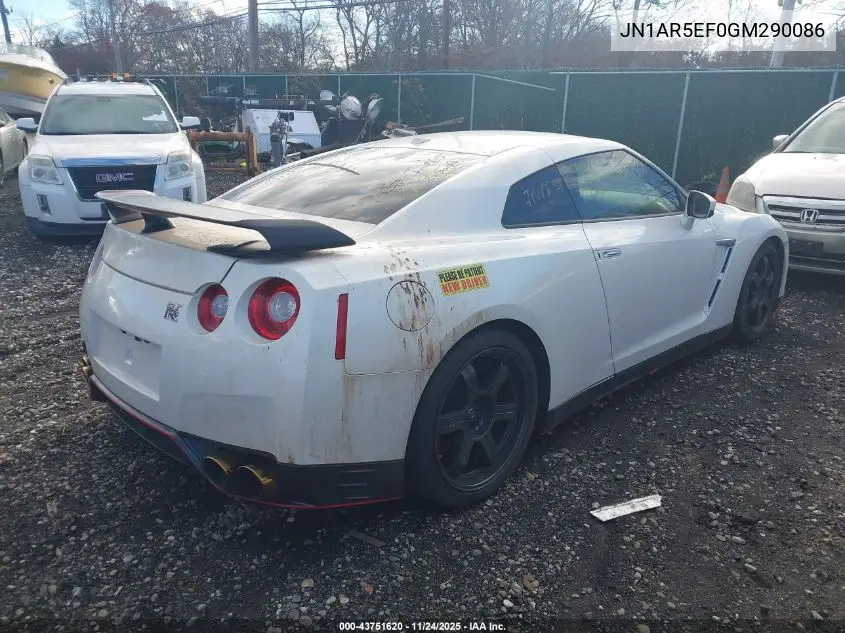 JN1AR5EF0GM290086 2016 Nissan Gt-R Black Edition