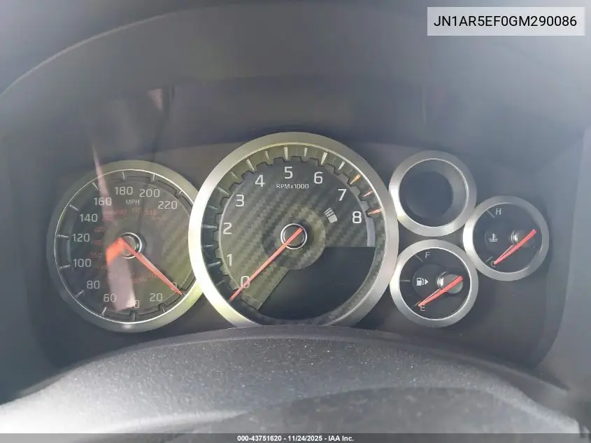 JN1AR5EF0GM290086 2016 Nissan Gt-R Black Edition