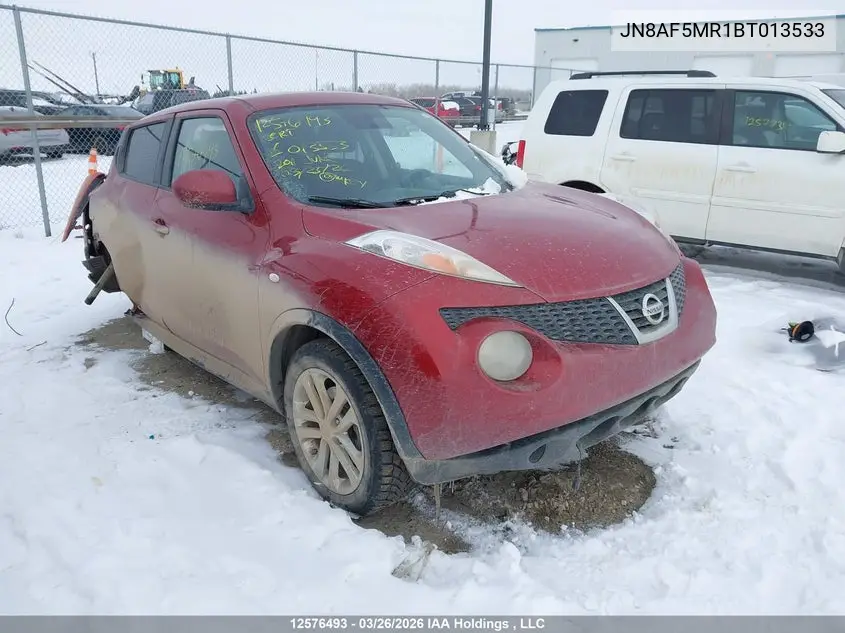 JN8AF5MR1BT013533 2011 Nissan Juke S/Sv/Sl