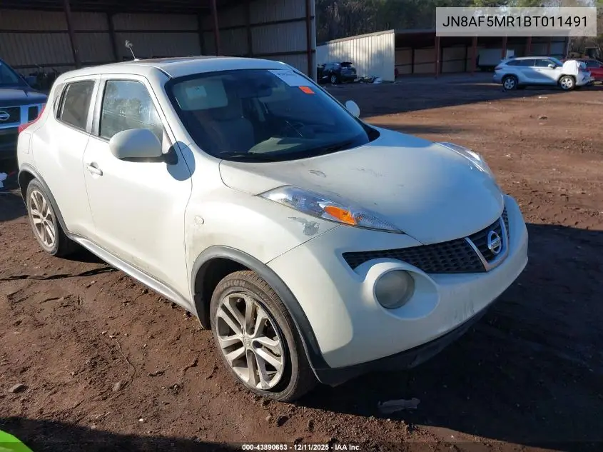 JN8AF5MR1BT011491 2011 Nissan Juke Sv