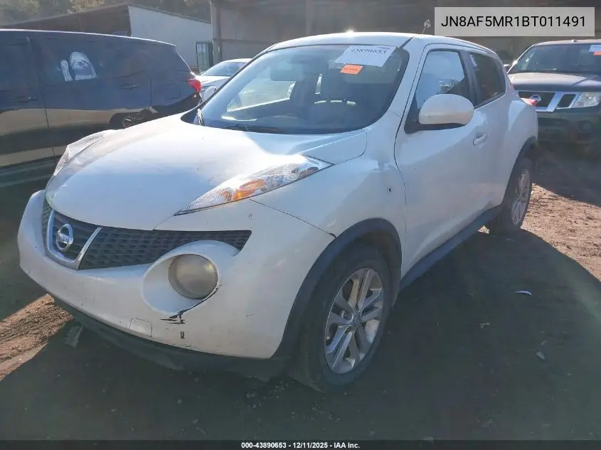 JN8AF5MR1BT011491 2011 Nissan Juke Sv