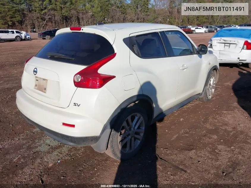 JN8AF5MR1BT011491 2011 Nissan Juke Sv
