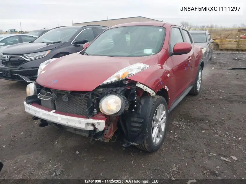 JN8AF5MRXCT111297 2012 Nissan Juke Sv