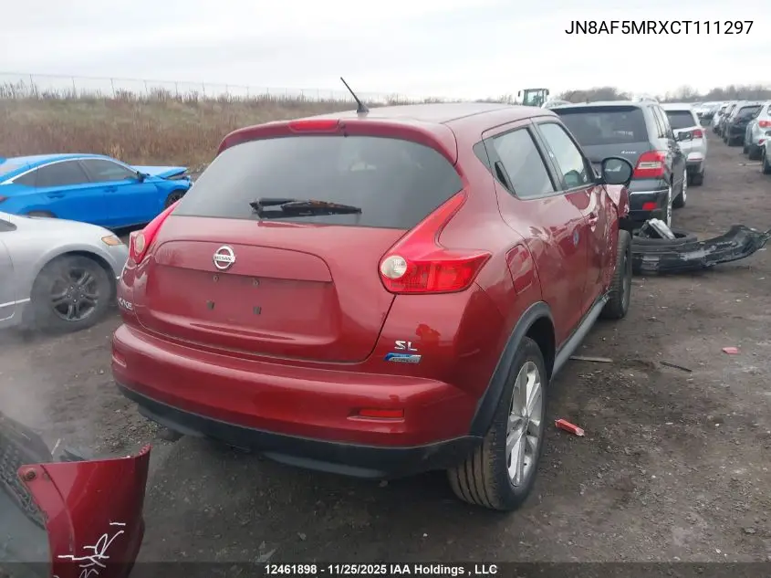 JN8AF5MRXCT111297 2012 Nissan Juke Sv