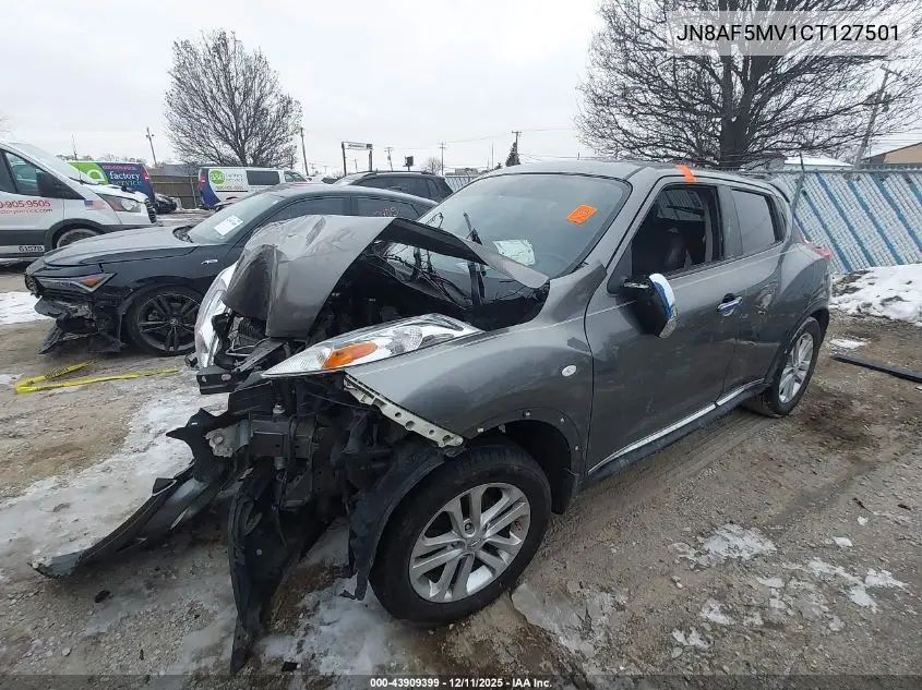 JN8AF5MV1CT127501 2012 Nissan Juke Sl