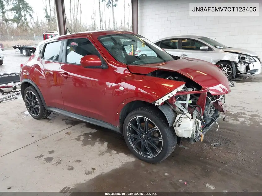 JN8AF5MV7CT123405 2012 Nissan Juke Sl