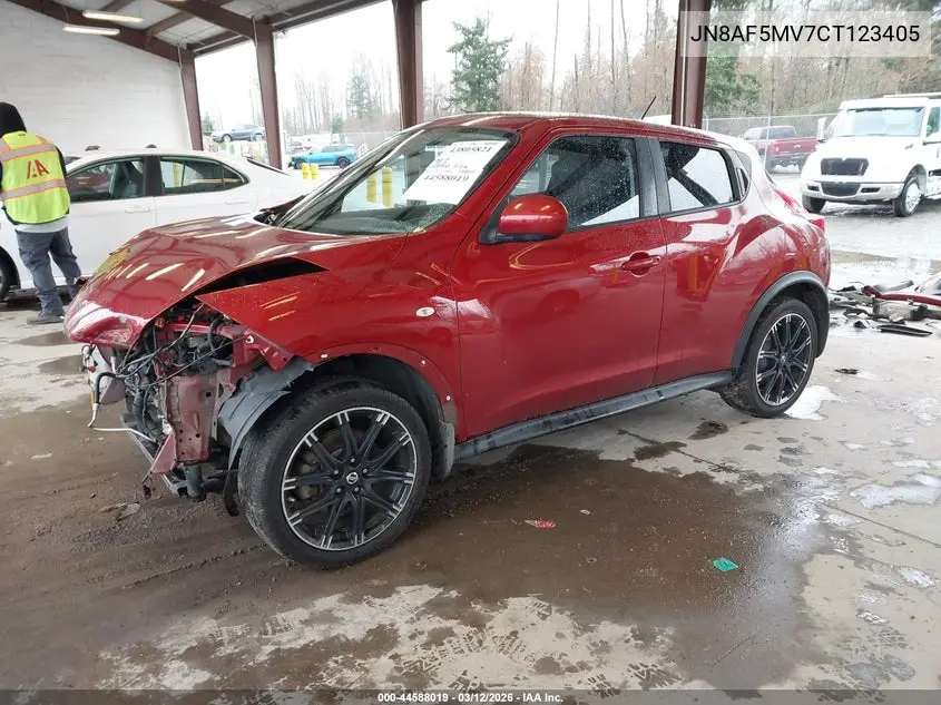 JN8AF5MV7CT123405 2012 Nissan Juke Sl