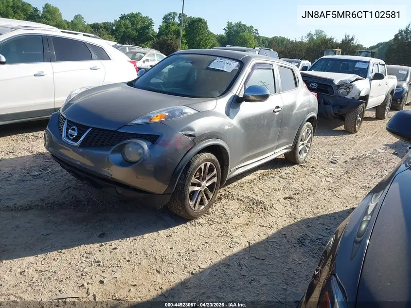 JN8AF5MR6CT102581 2012 Nissan Juke Sl