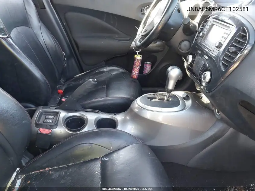 JN8AF5MR6CT102581 2012 Nissan Juke Sl