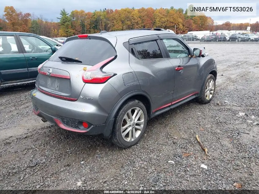 JN8AF5MV6FT553026 2015 Nissan Juke Sl