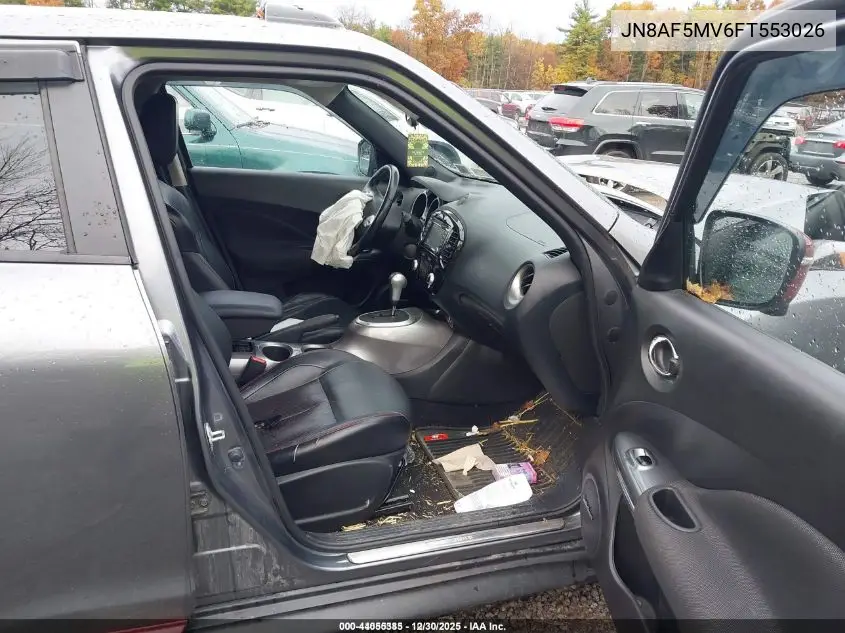JN8AF5MV6FT553026 2015 Nissan Juke Sl
