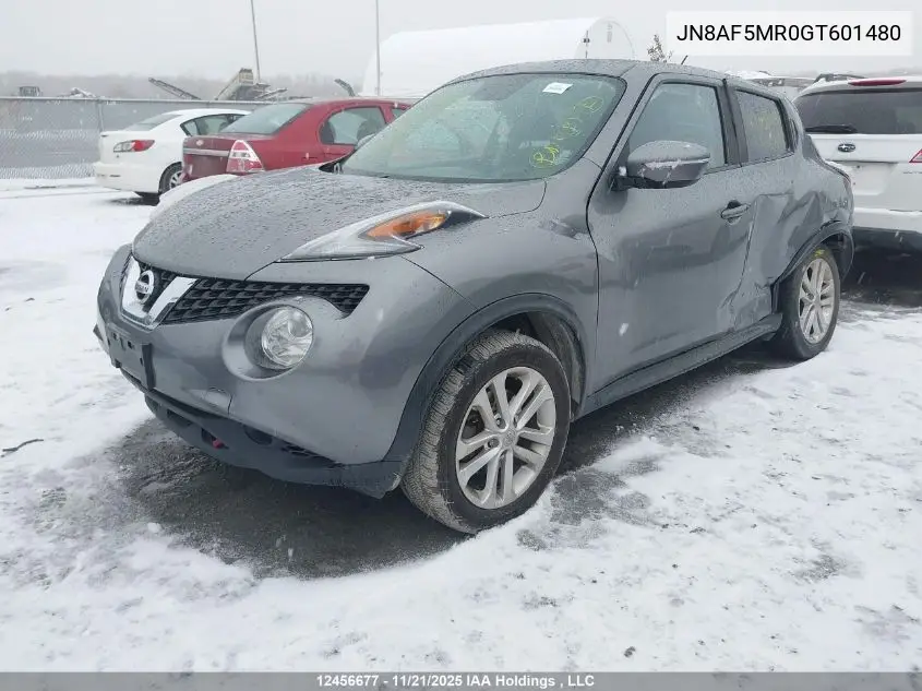 JN8AF5MR0GT601480 2016 Nissan Juke