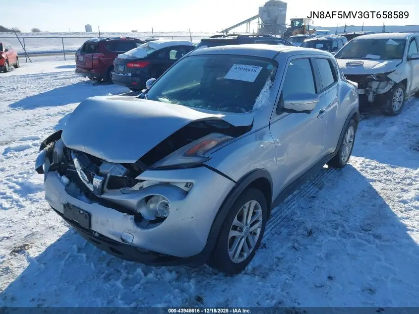 JN8AF5MV3GT658589 2016 Nissan Juke Sl