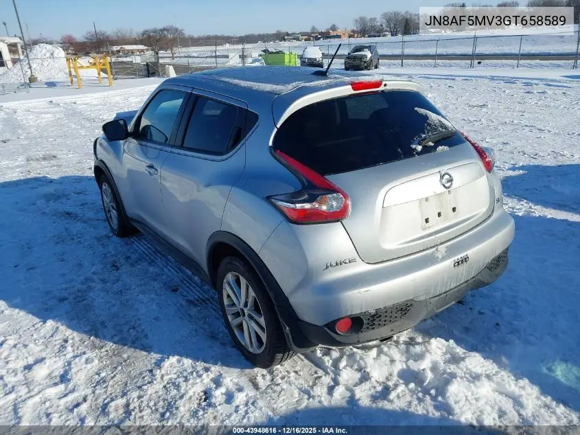 JN8AF5MV3GT658589 2016 Nissan Juke Sl