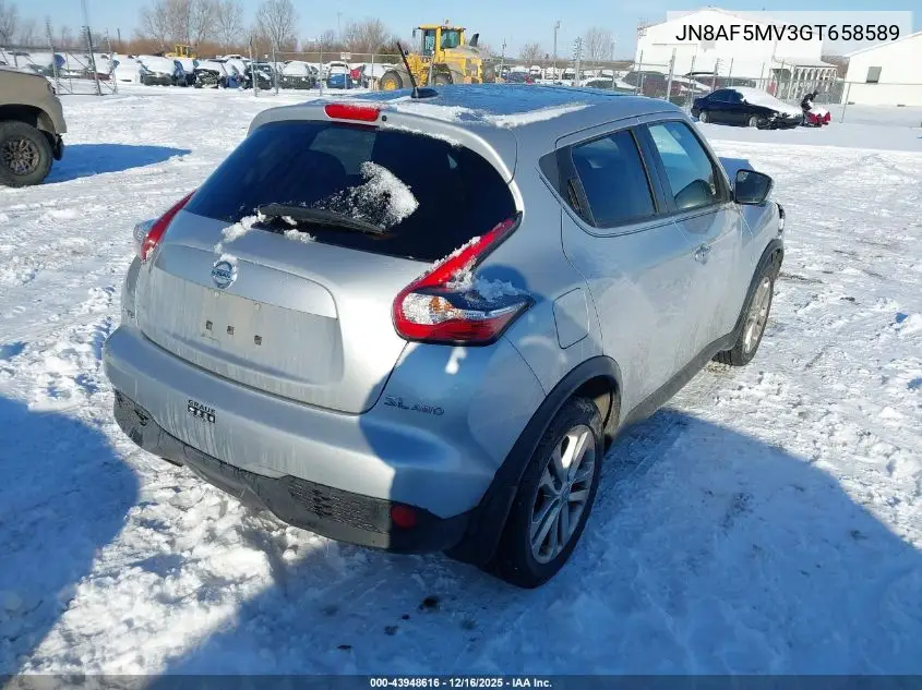 JN8AF5MV3GT658589 2016 Nissan Juke Sl